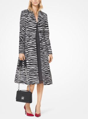 michael kors zebra coat