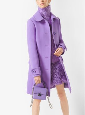 michael kors purple coat