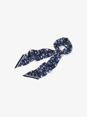 michael kors scarf blue