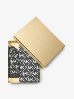 michael kors logo hat and scarf