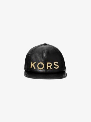 Embellished Leather Hat | Michael Kors