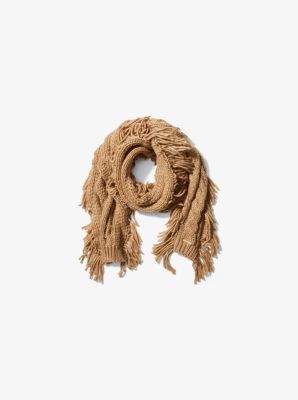 michael kors cable knit scarf