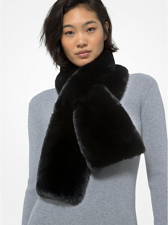 Faux Fur Pull-Through Scarf image number 2