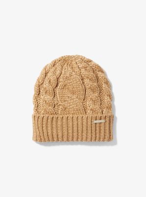 mk cable knit hat