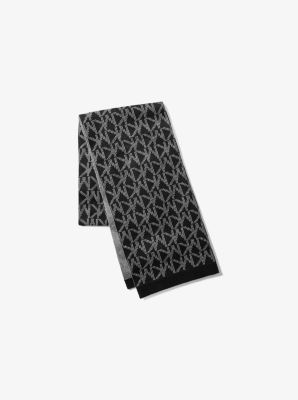 Logo Jacquard Cold Weather Accessory Set in BLACK | Michael Kors