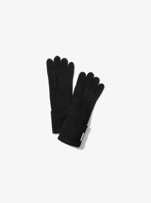 Logo Jacquard Cold Weather Accessory Set in BLACK | Michael Kors