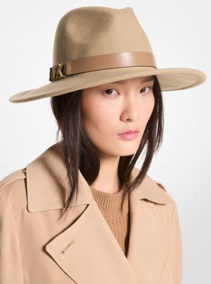 Wool Hat in CAMEL | Michael Kors
