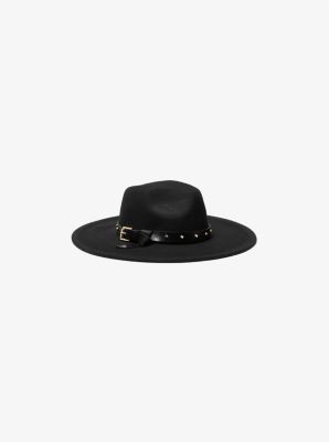 Chapeau mou en laine clouté