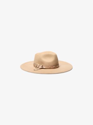Chapeau mou en laine clouté
