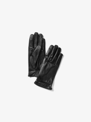 2-in-1 Leather and Faux Fur Gloves image number 1