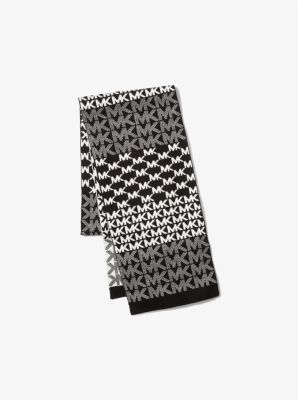 Patchwork Logo Jacquard Scarf