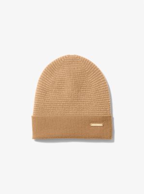 Logo-Embroidered Wool and Cashmere-Blend Beanie