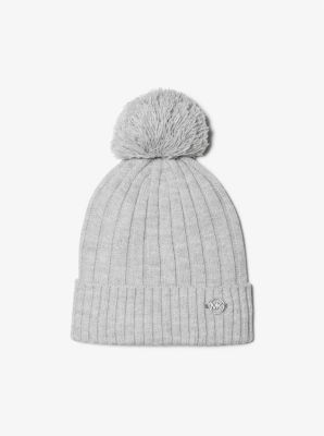 Descubrir 89+ imagen michael kors beanie with pom