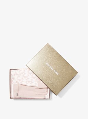 Logo Jacquard Hat, Scarf and Beanie Hat Gift Set