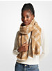 Reversible Empire Logo Jacquard Wool and Cashmere Scarf image number 1