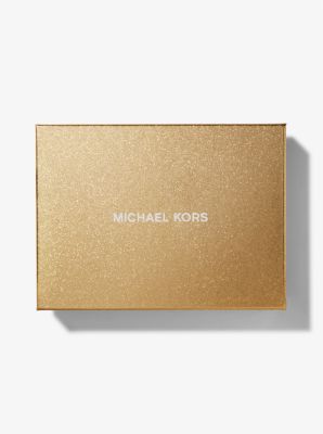 Logo Knit Cold-Weather Set in BONE | Michael Kors