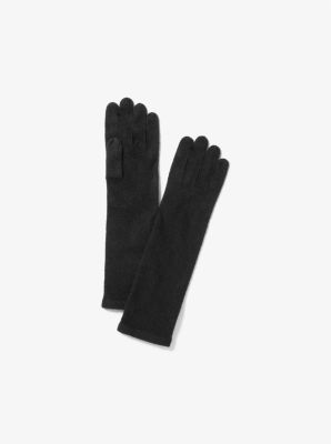 Michael Kors Cashmere Gloves In Black