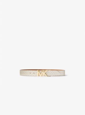 Reversible Logo and Leather Waist Belt | Michael Kors