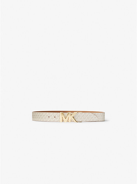 Reversible Logo and Leather Waist Belt image number 0