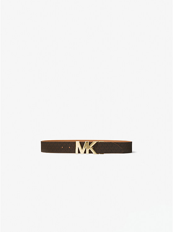 Reversible Logo and Leather Waist Belt image number 0