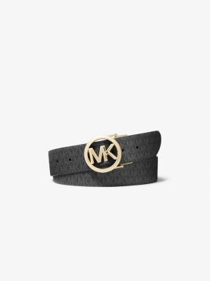 Black michael kors belt womens online