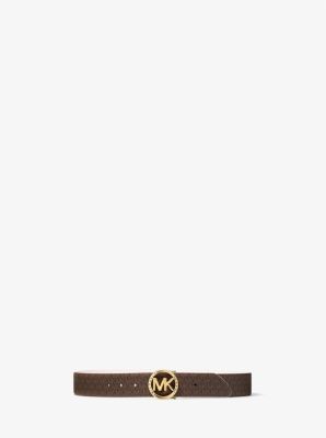 Reversible Logo and Leather Belt in SOFT PINK | Michael Kors