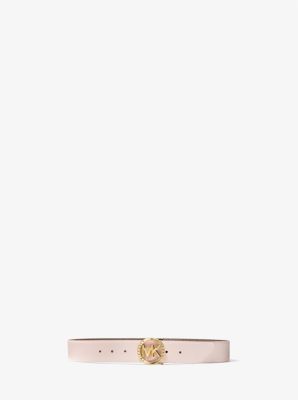Reversible Logo and Leather Belt in SOFT PINK | Michael Kors