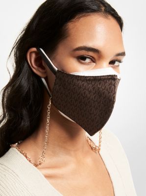 MK Logo Charmマスク＆サングラスチェーン 多用途 558633 Gold-Tone Logo Charm Mask and Sunglasses Chain | Michael