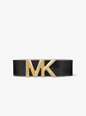 Total 72+ imagen michael kors black logo belt