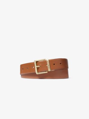 4-in-1 Logo Box Belt Set in VANILLA/LUGGAGE | Michael Kors