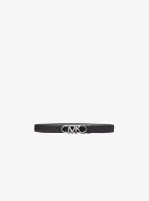 Michael kors shop men's logo belt