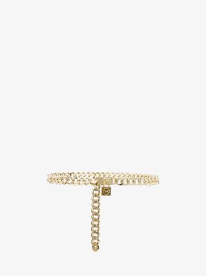 Michael kors gold clearance chain belt