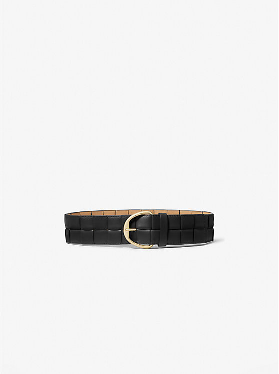 Woven Leather Belt image number 0