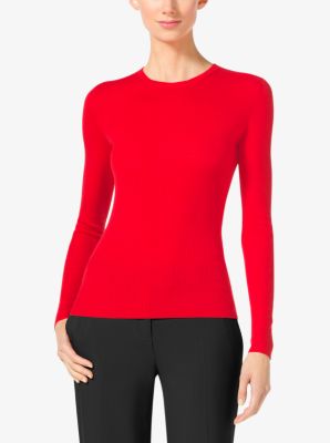 Michael kors featherweight cashmere on sale sweater