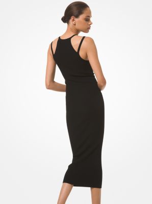 Jennifer Ribbed Stretch Viscose Tank Dress