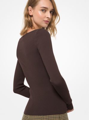 Ribbed Merino Wool Sweater