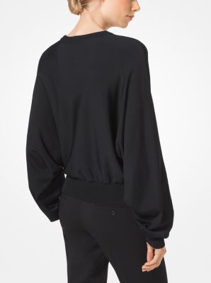 Jersey Draped Sweater