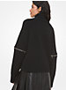 Cashmere Zip-Sleeve Turtleneck Sweater image number 2