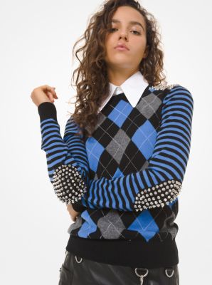 Michael kors on sale argyle sweater