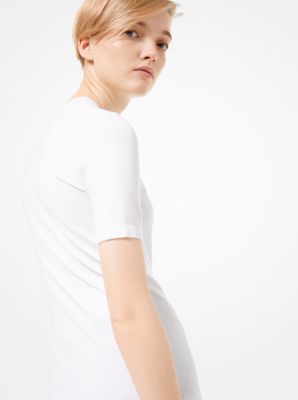 Michael kors white t hot sale shirt