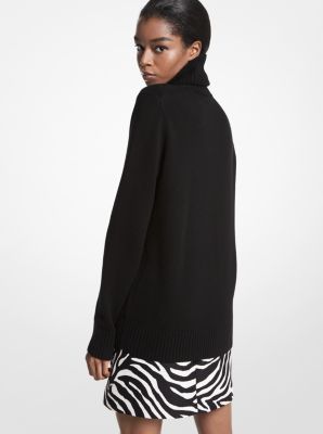 Pullover dolcevita Joan in cashmere in NERO | Michael Kors