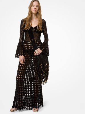 Michael kors crochet sales dress