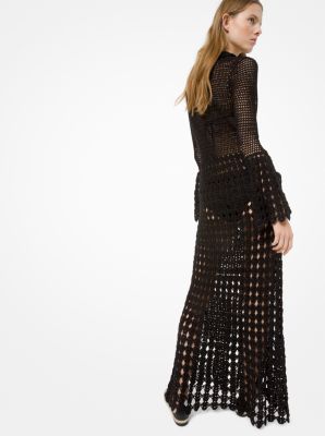 Michael kors hot sale crochet dress