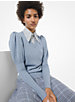 Cashmere Puff-Sleeve Sweater image number 0