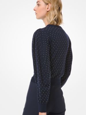 Studded Merino Wool Sweater