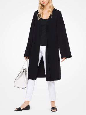 Cashmere-Blend Ribbed Kimono Cardigan