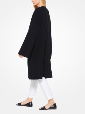Cashmere-Blend Ribbed Kimono Cardigan
