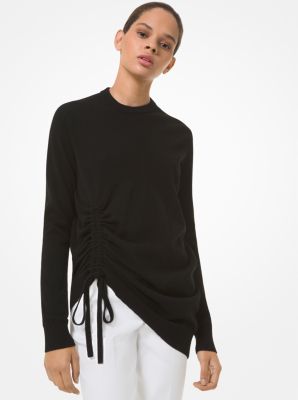 Su&eacute;ter fruncido de cachemira in NEGRO | Michael Kors