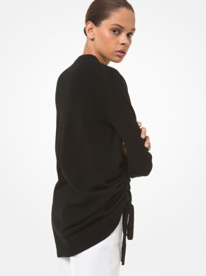 Su&eacute;ter fruncido de cachemira in NEGRO | Michael Kors
