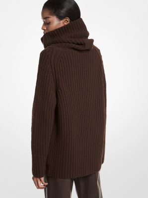 Cashmere Funnel Neck Sweater